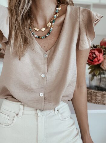 Blusa Isabella Lino