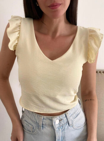 Blusa Ameli Crep Lino