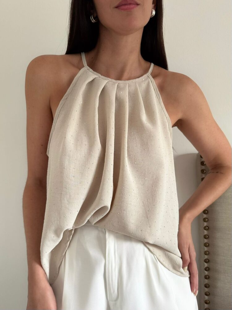 Blusa Virginia strass