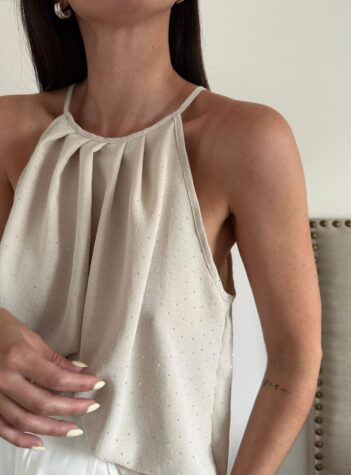 Blusa Virginia strass