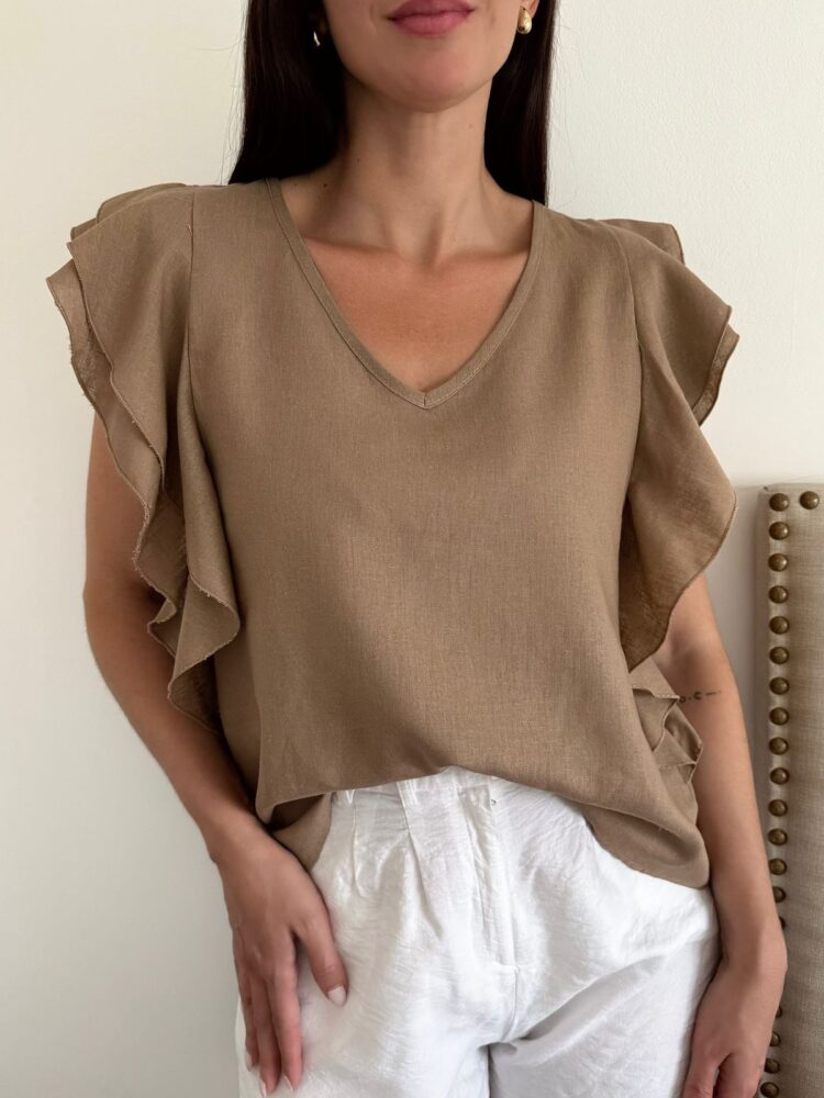 Blusa Creta lino premium